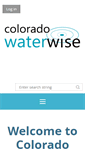 Mobile Screenshot of coloradowaterwise.onefireplace.org