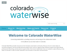 Tablet Screenshot of coloradowaterwise.onefireplace.org