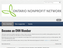 Tablet Screenshot of ontariononprofitnetwork.onefireplace.org