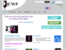 Tablet Screenshot of icwp.onefireplace.org