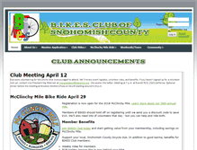 Tablet Screenshot of bikesclubofsnohomishcounty.onefireplace.org